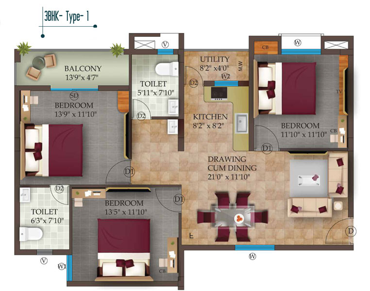 Krishna Laxmi Arcade Affordable Flats in Jharpada, Bhubaneswar